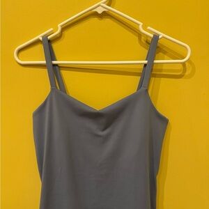 Blue Women's dress with shorts. Butter soft